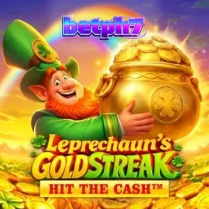 Leprechaun’s Gold Streak Hit The Cash gameplay screen